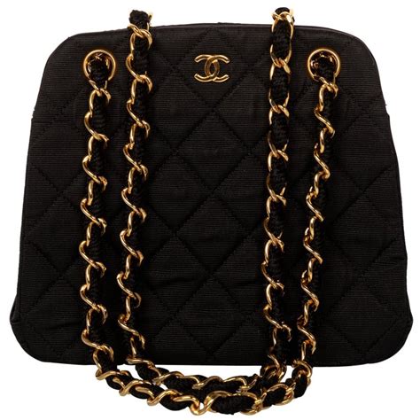 chanel bag black gold chain|chanel quilted bag gold chain.